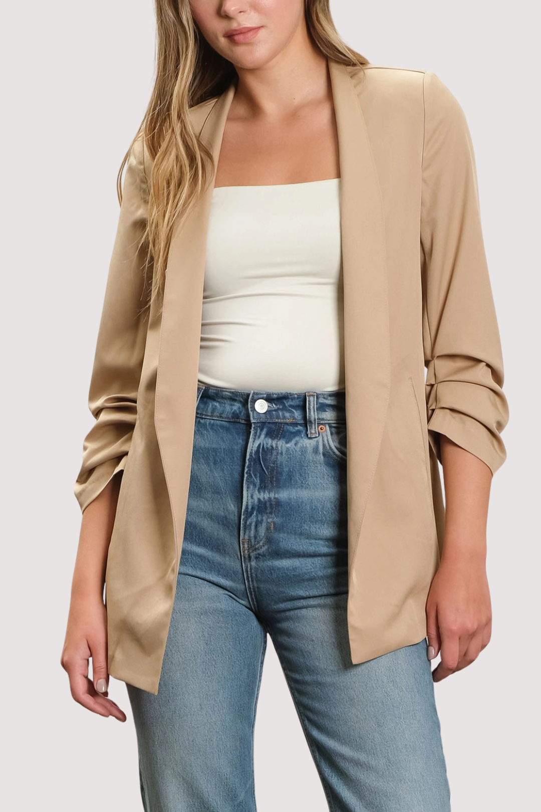 ESTELLE BLAZER - KHAKI