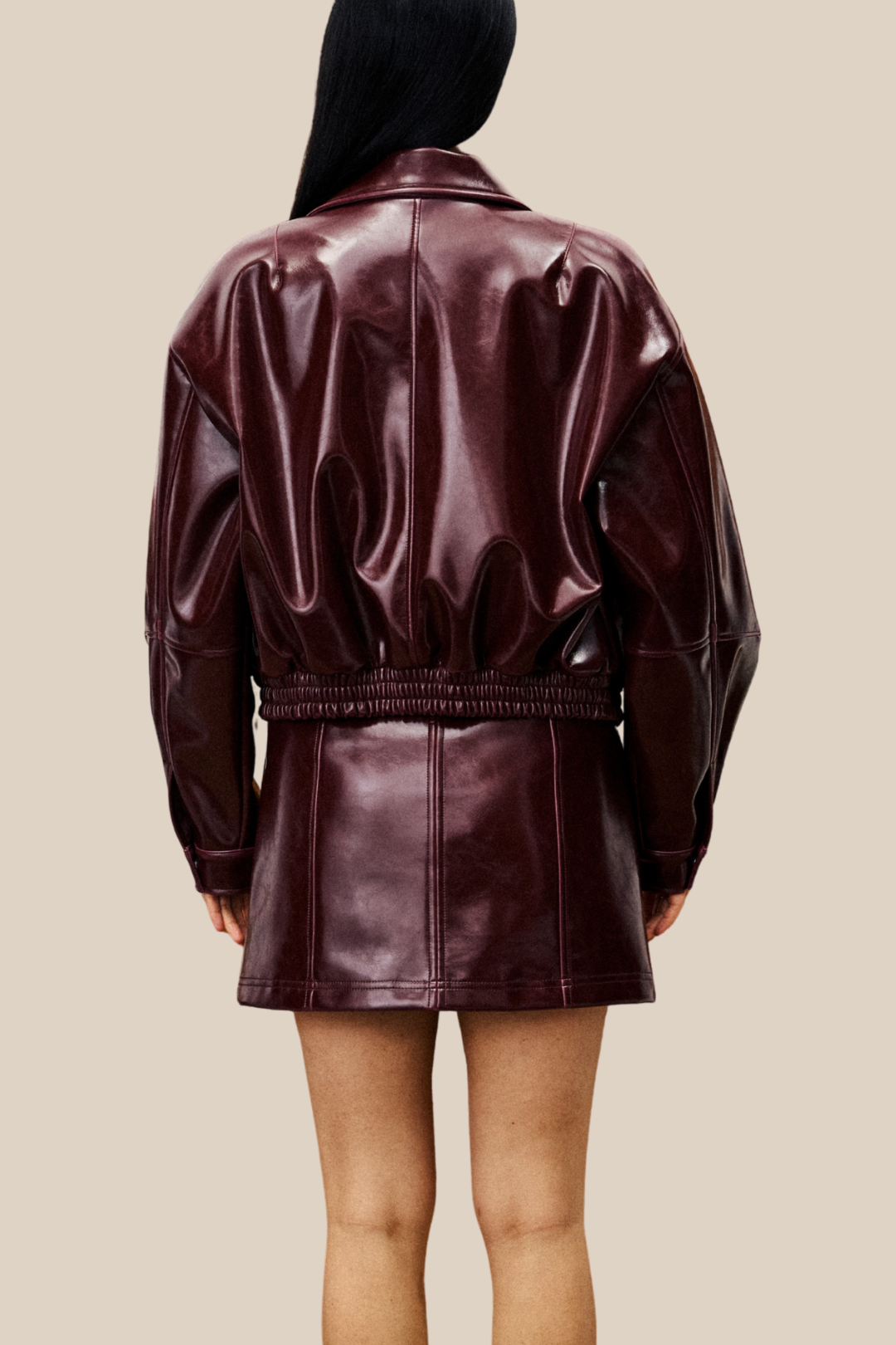 BEAUVOIR SKIRT - BORDEAUX