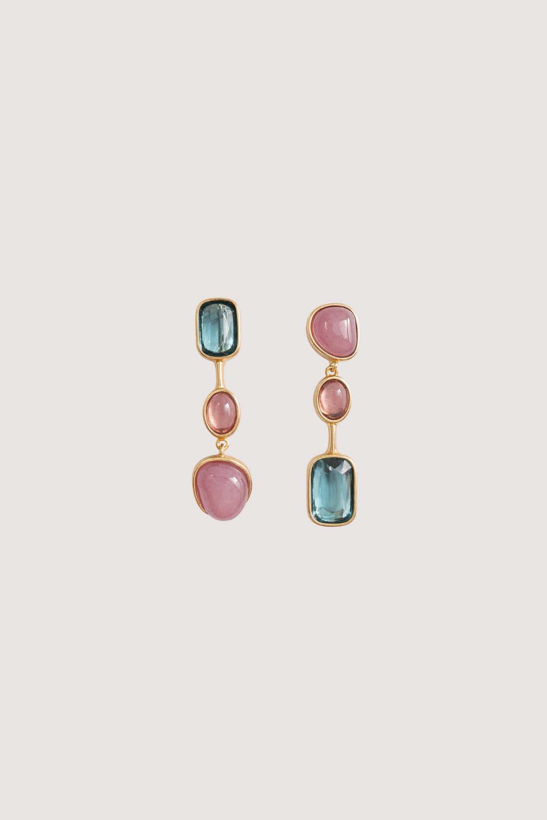 GEO DROP CLIP-ON EARRING