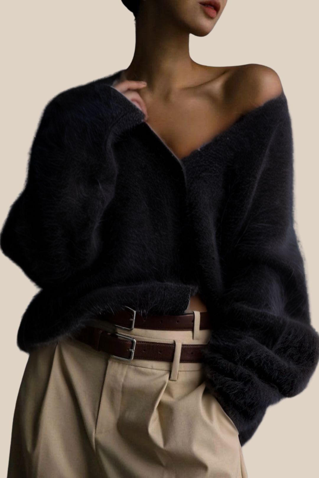 SAYLOR CARDIGAN - BLACK