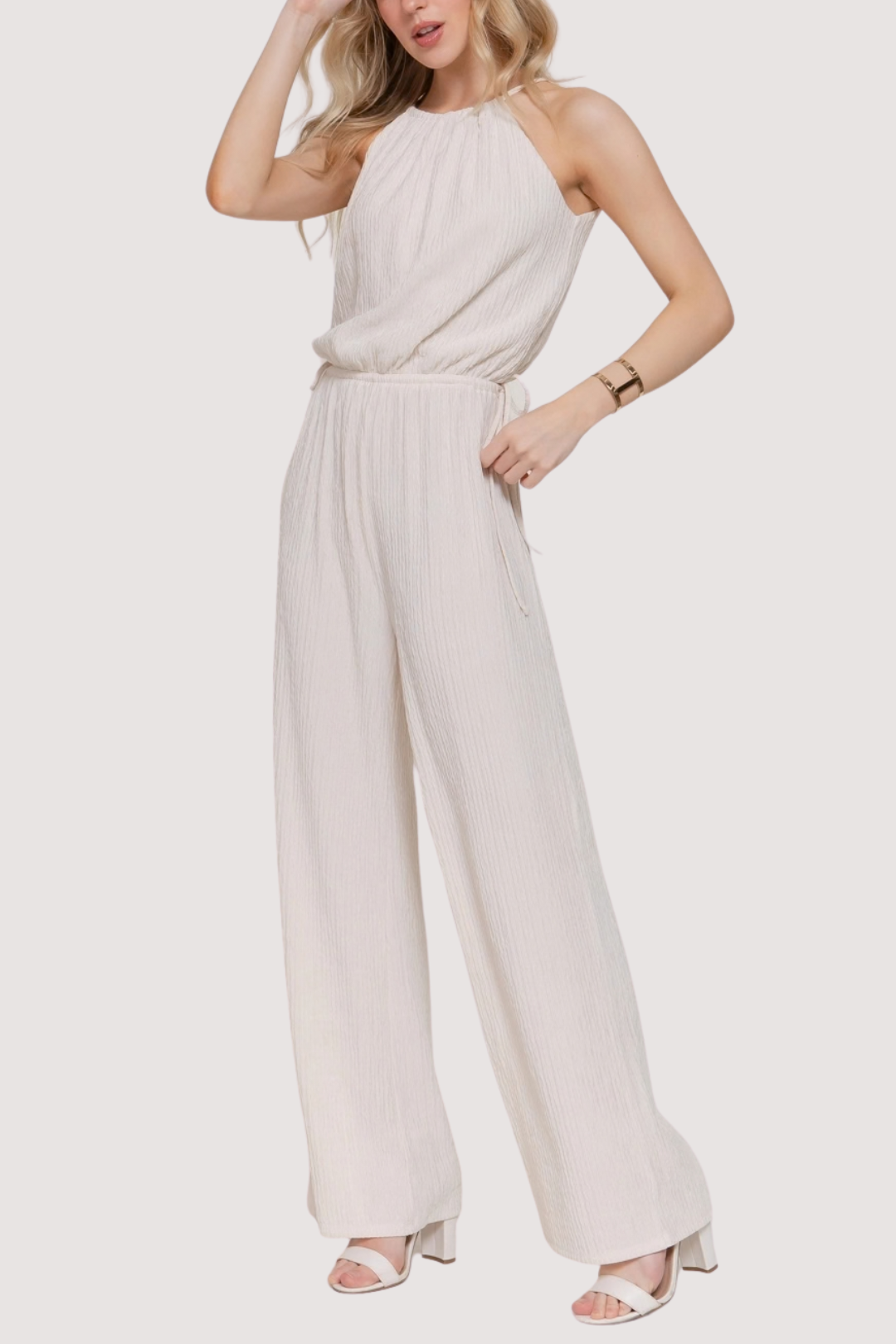 KADE JUMPSUIT - BEIGE