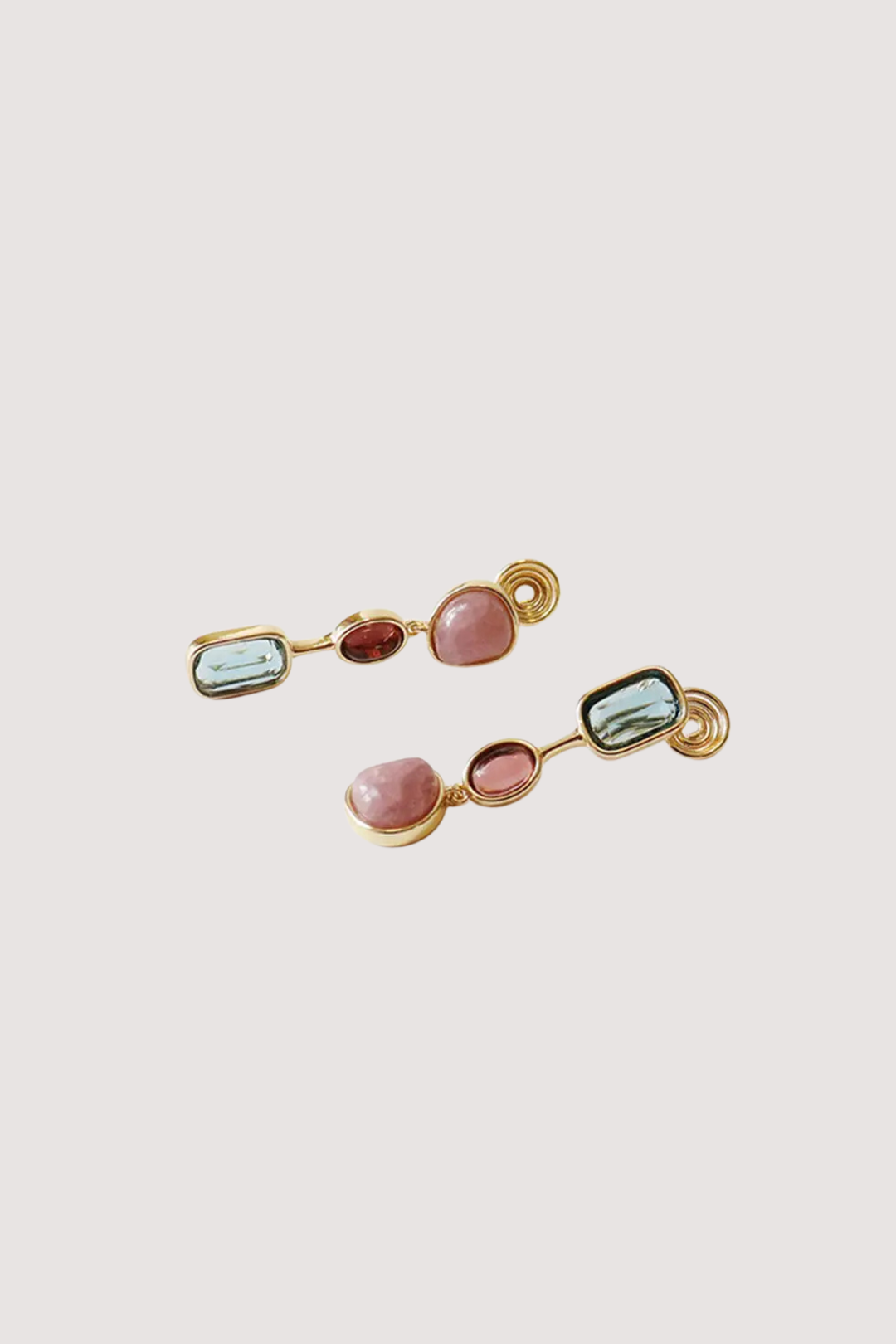 GEO DROP CLIP-ON EARRING