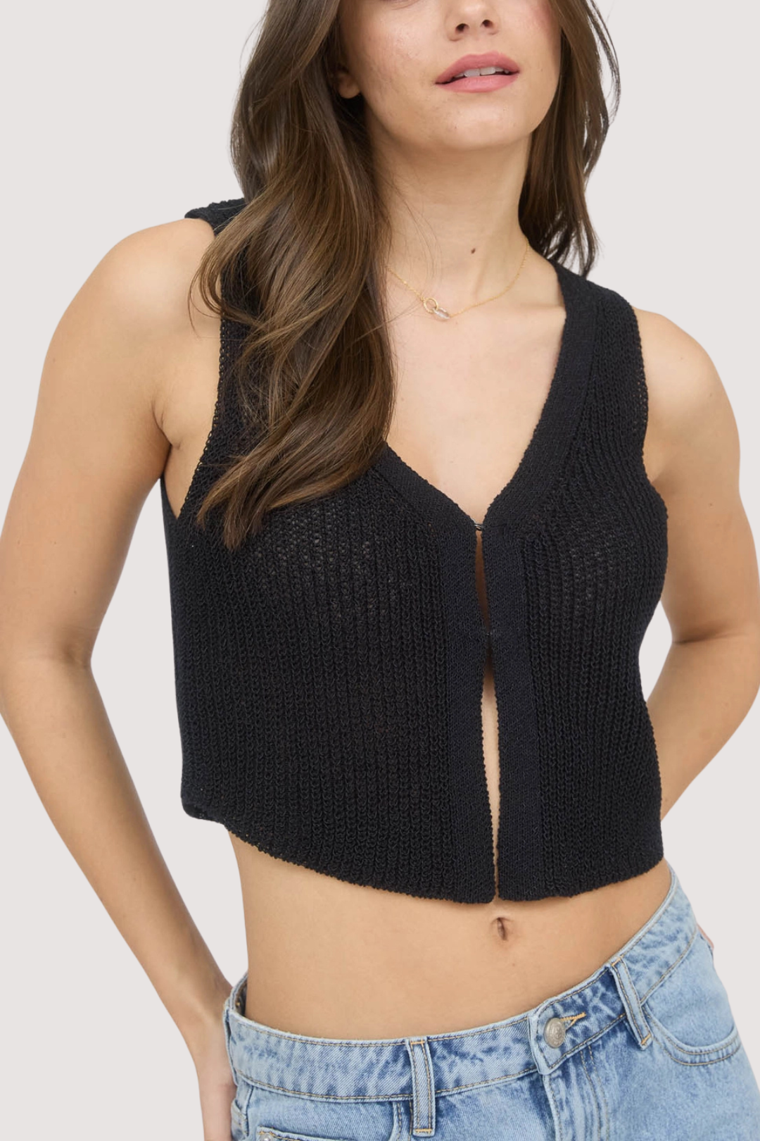LOREN TOP - BLACK