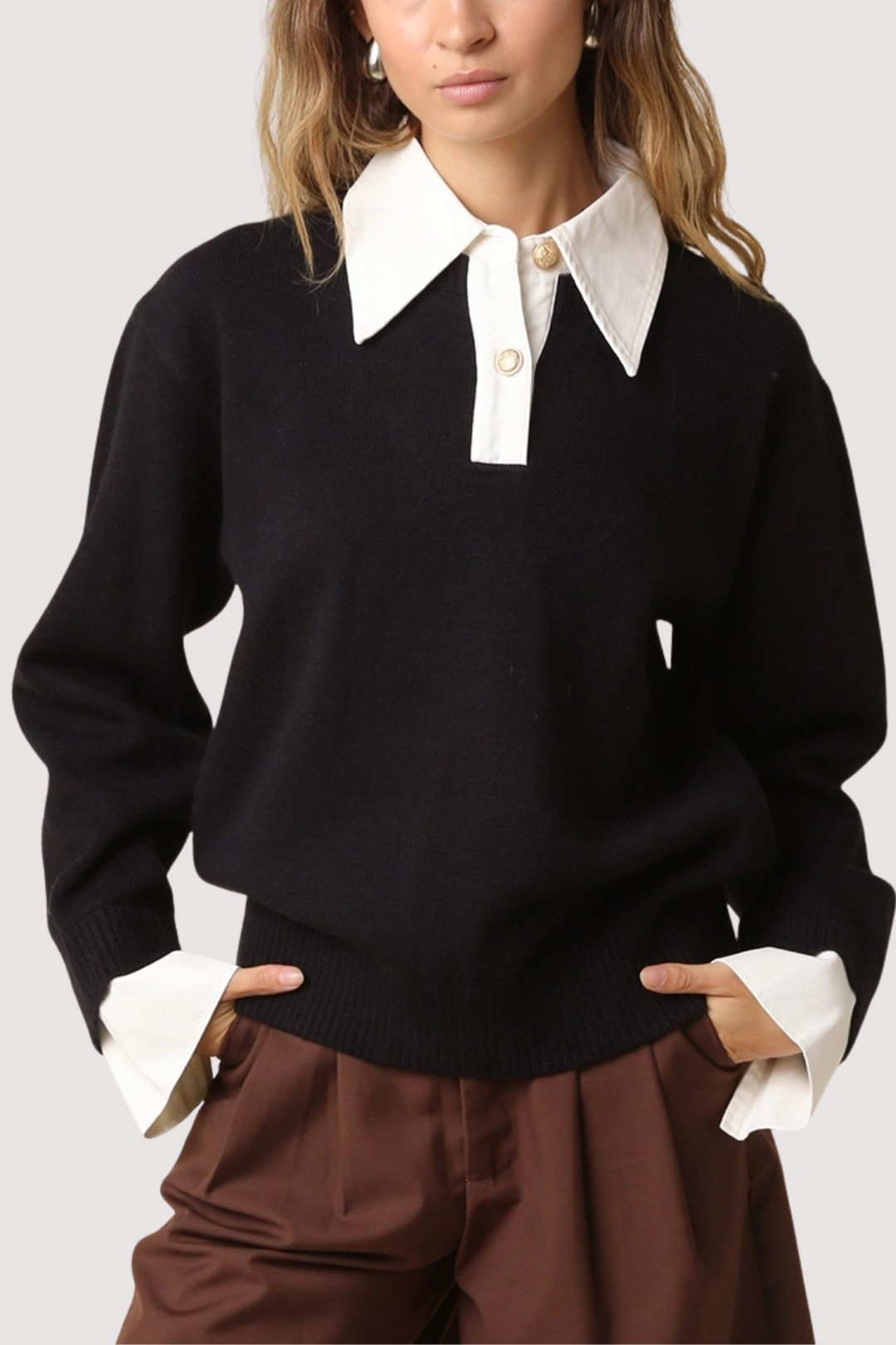 ROWAN TOP - BLACK