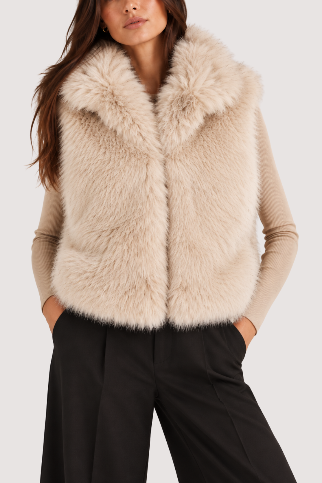 RHIANNON VEST -  ECRU