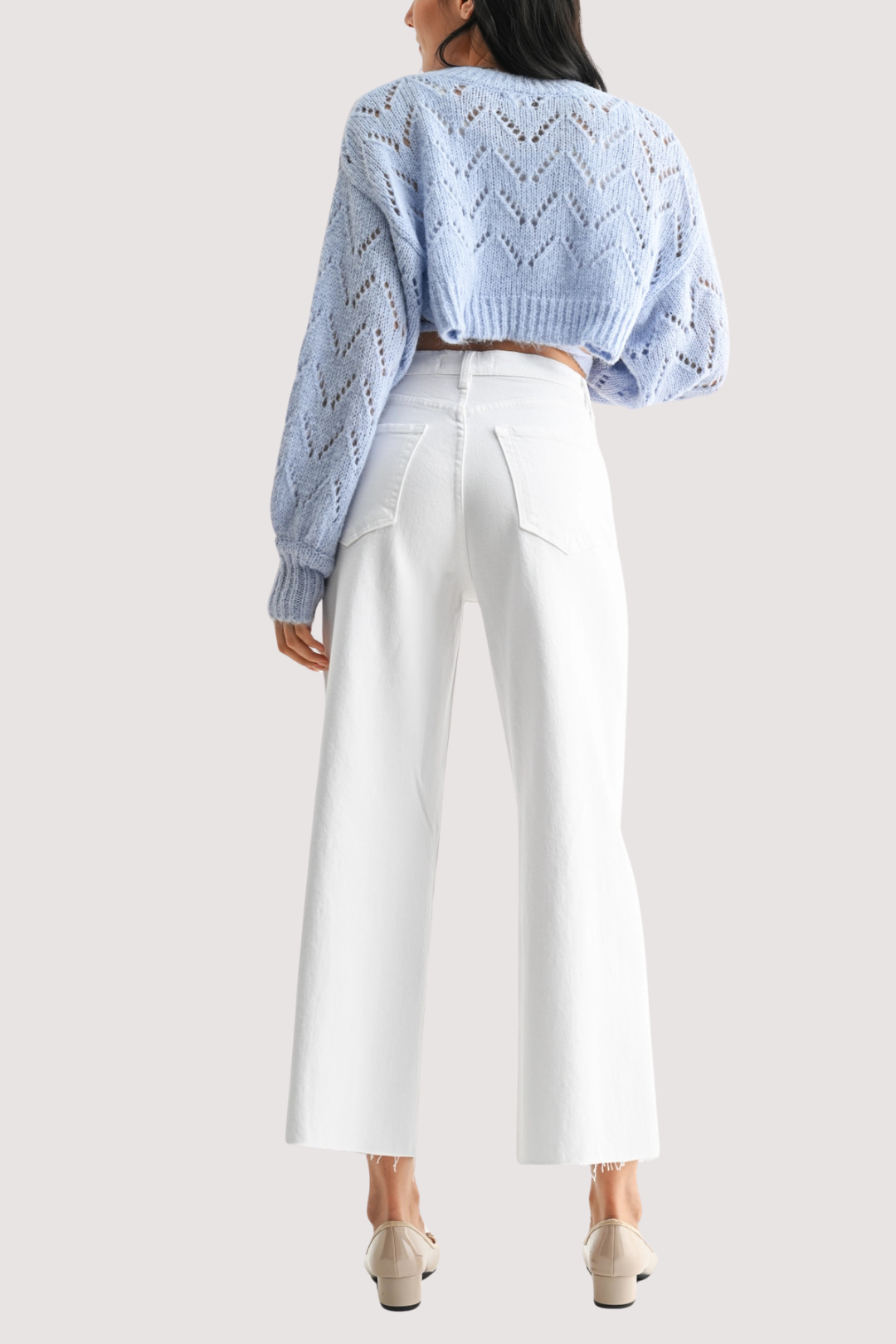 ALEX W/L DENIM - WHITE