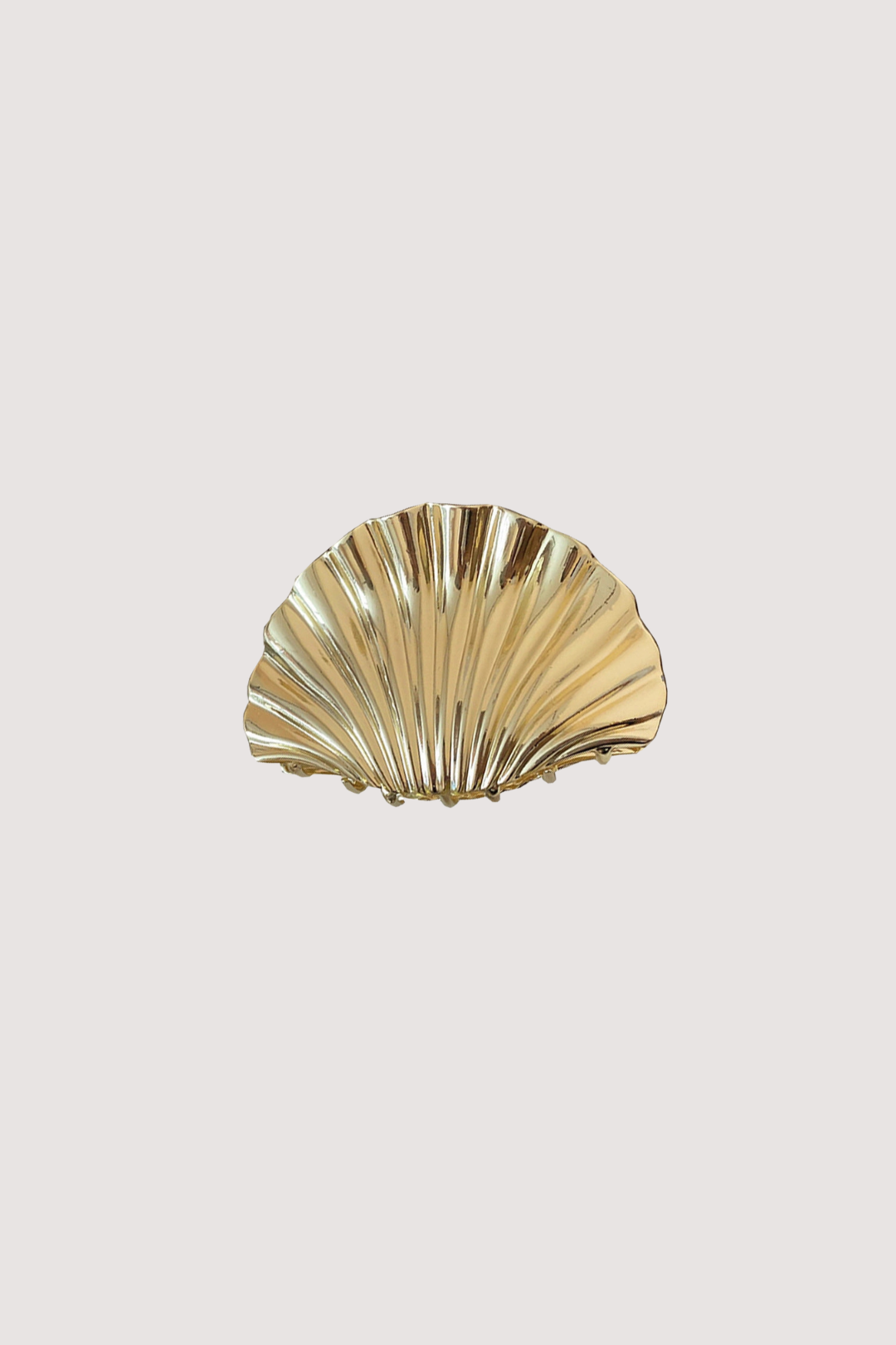 SHELL HAIR CLIP - GOLD