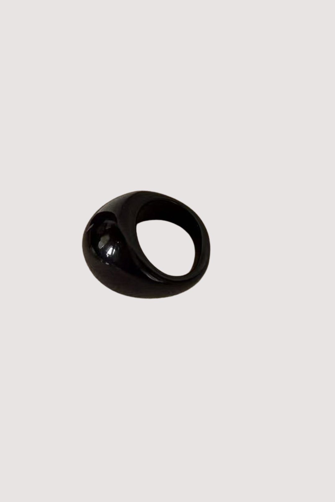 SIGNET RING - BLACK