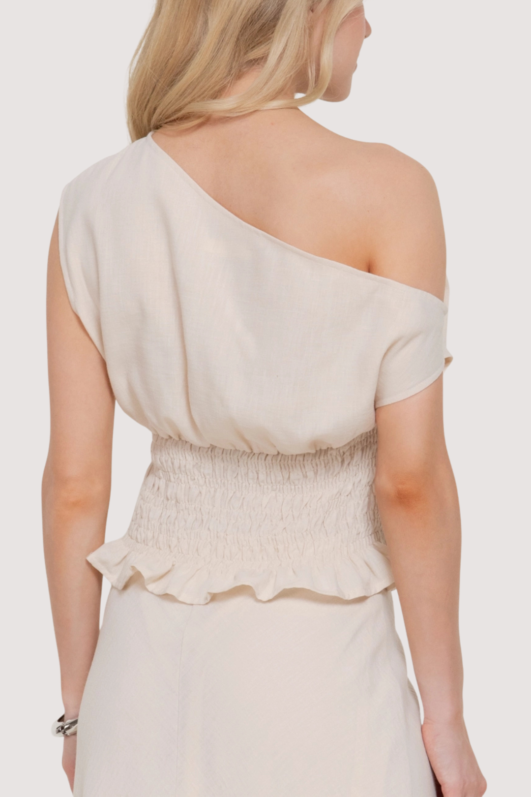 HARLOW TOP - BEIGE
