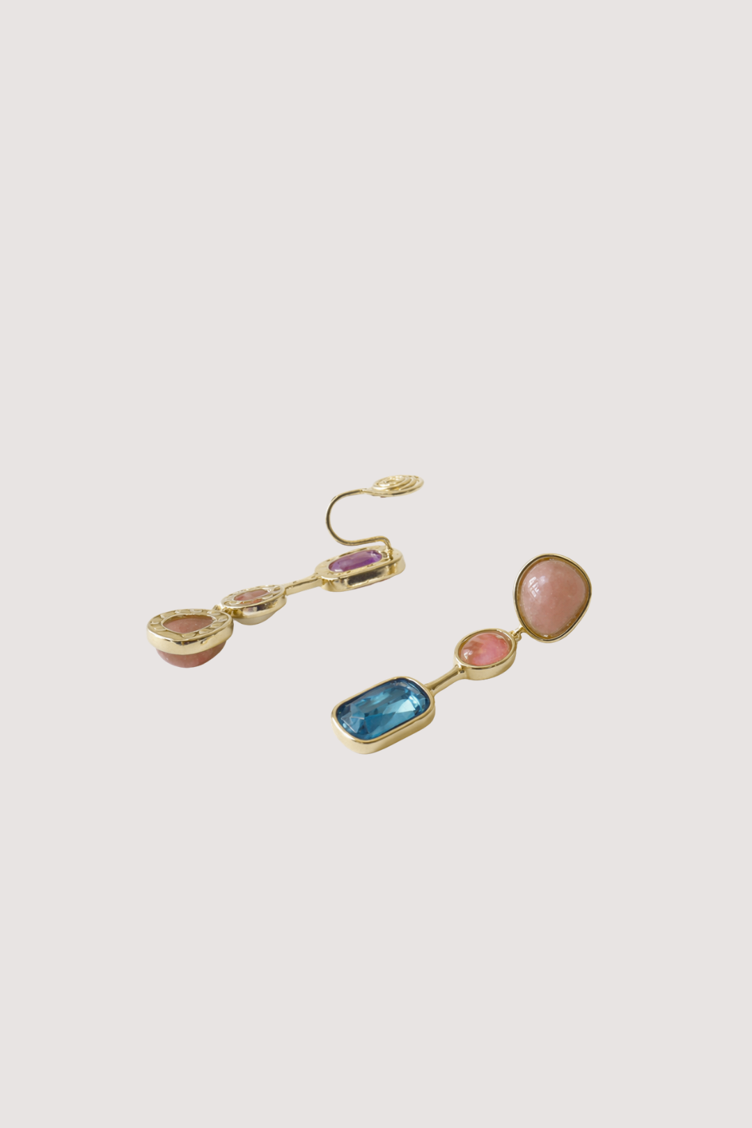GEO DROP CLIP-ON EARRING