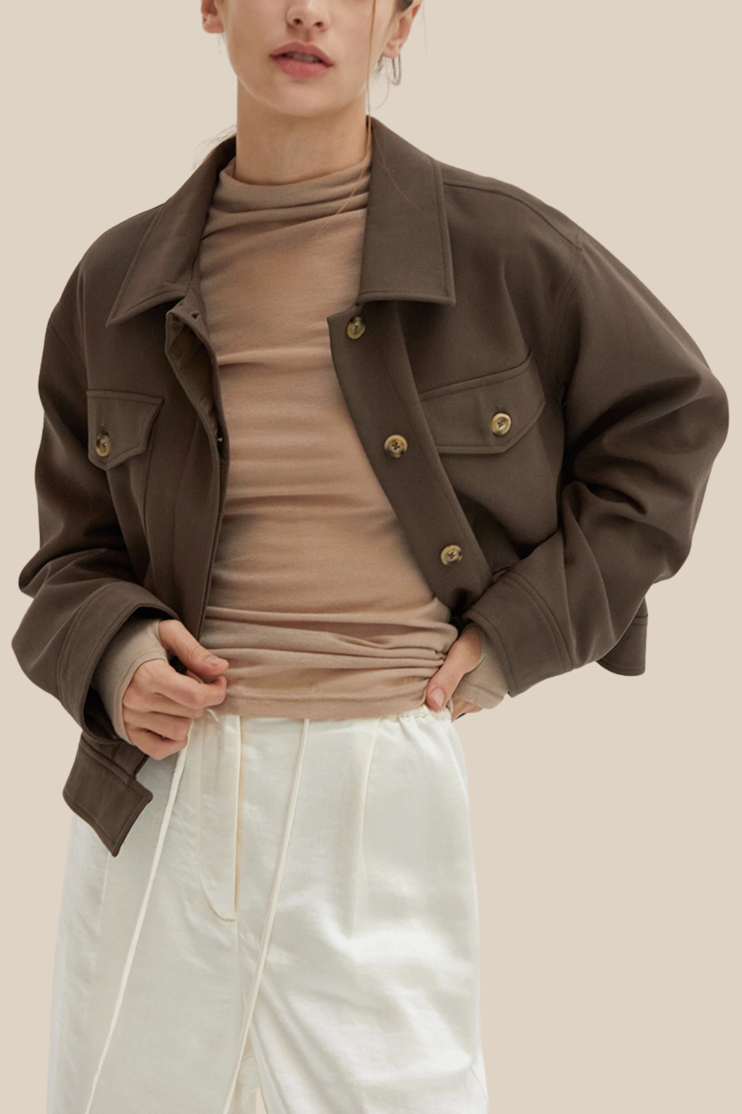 CASSIAN JACKET - CACAO