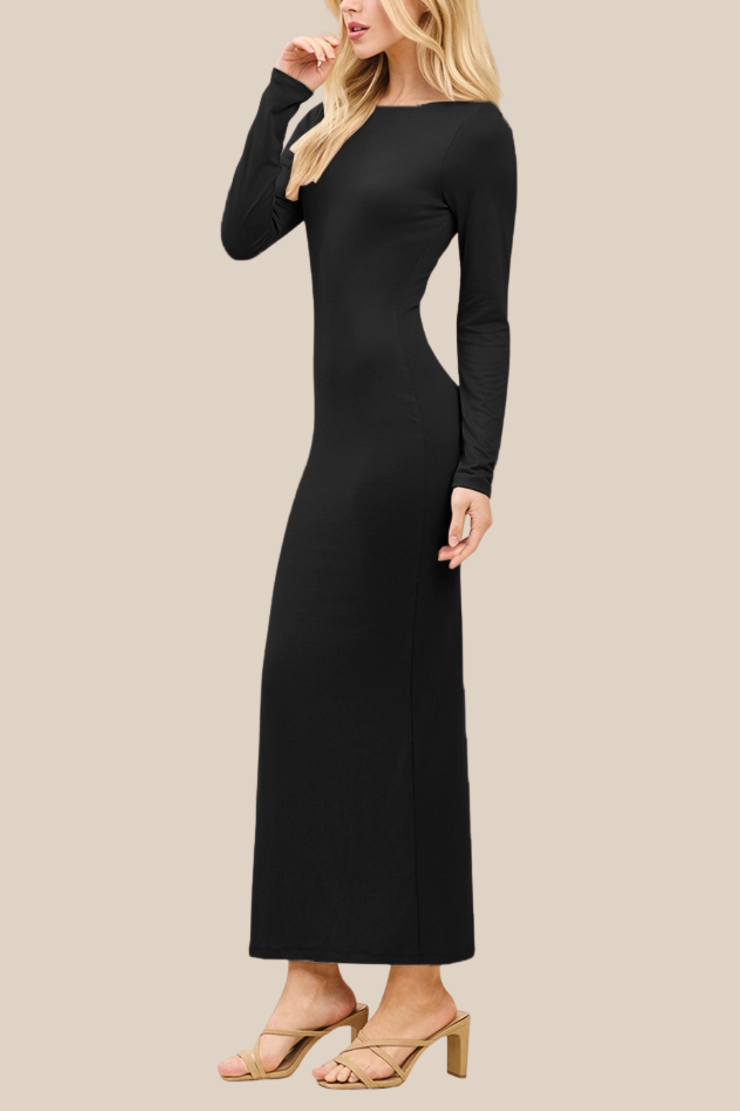 TATUM MAXI DRESS - BLACK