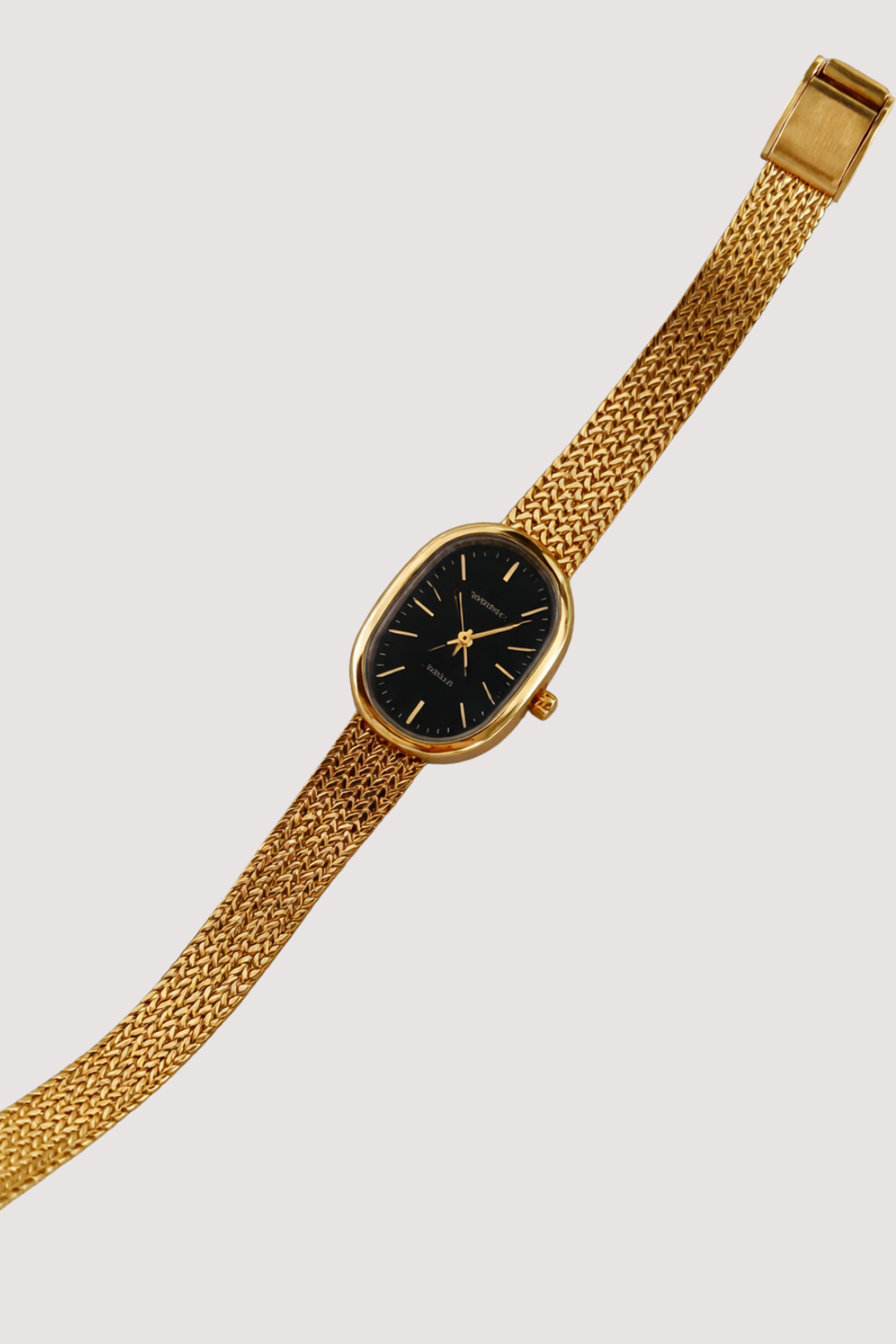 NOIR OVAL WATCH