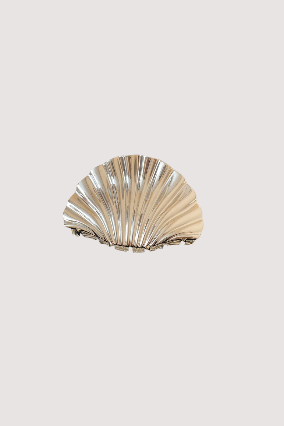 SHELL HAIR CLIP - SILVER