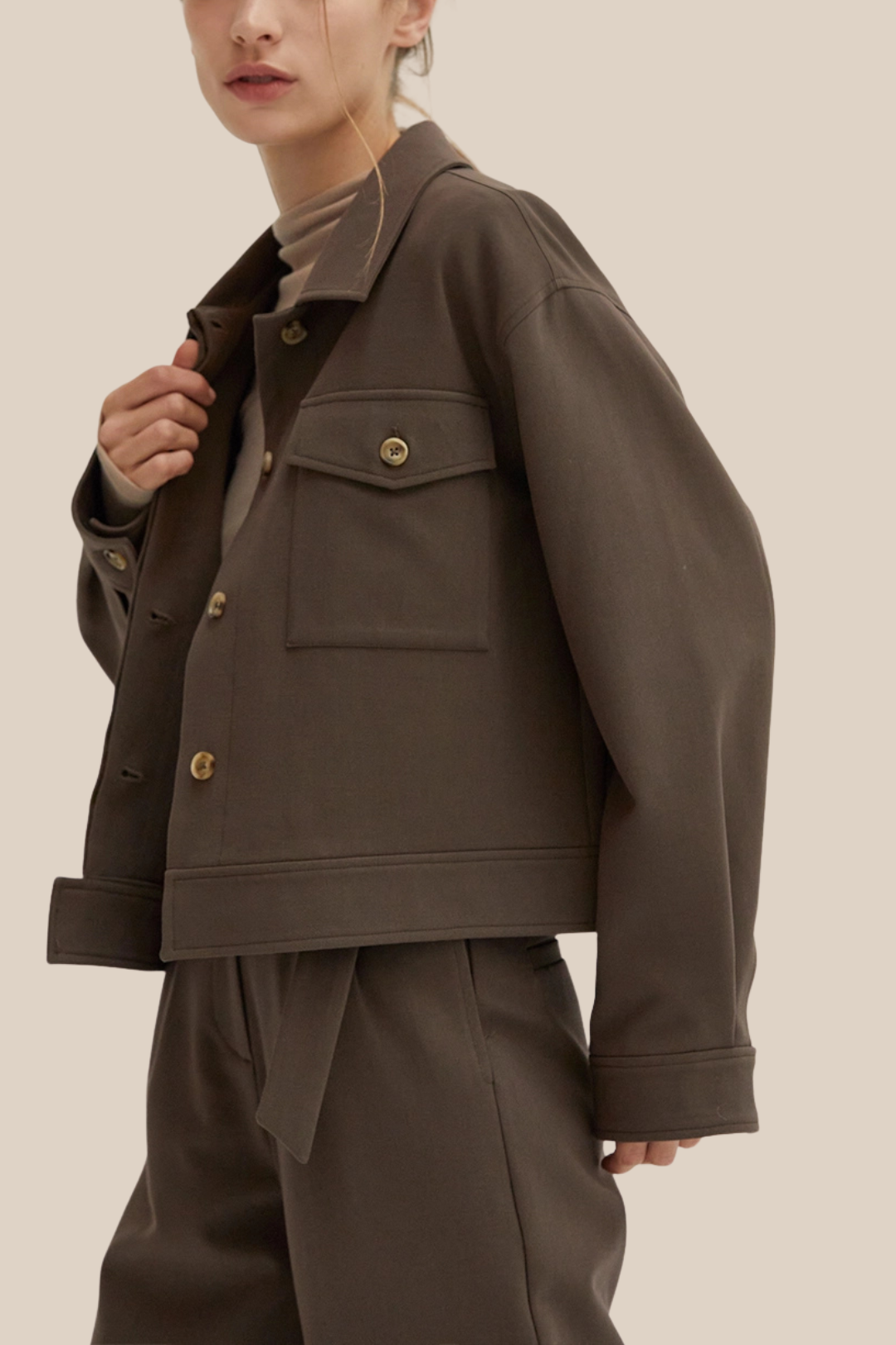 CASSIAN JACKET - CACAO