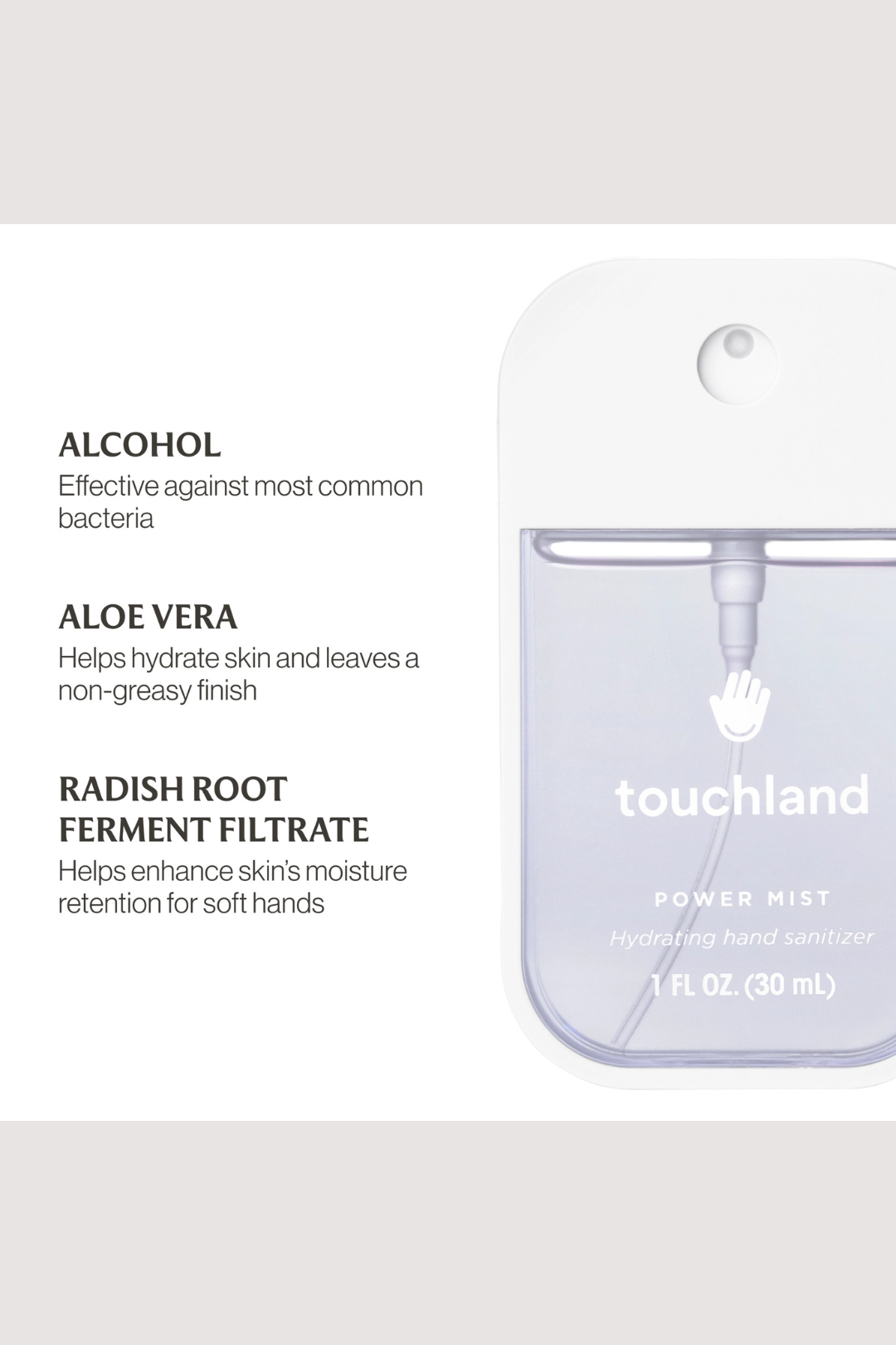 BEACH COCO POWER MIST - HYDRATING HAND SANITIZER