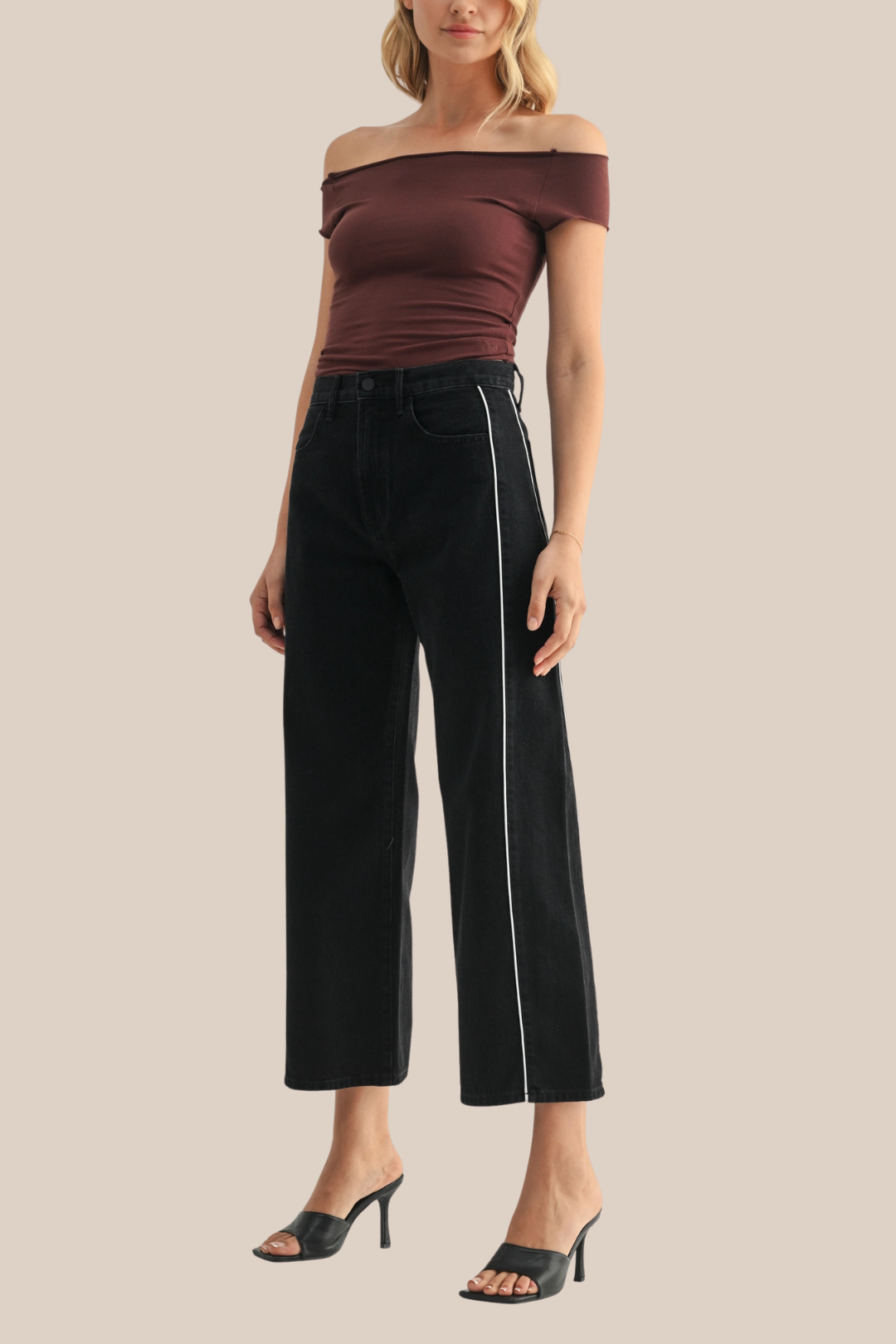 BARREL TWIST DENIM - BLACK