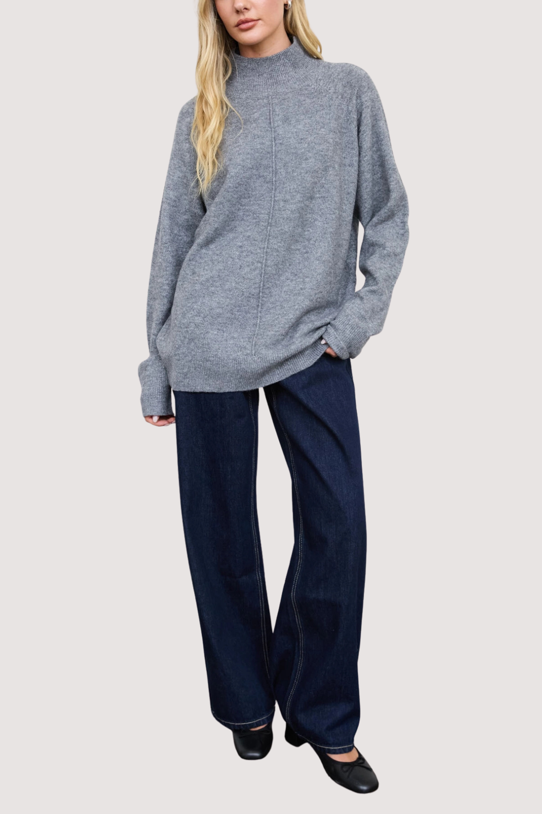 DINA SWEATER - GREY
