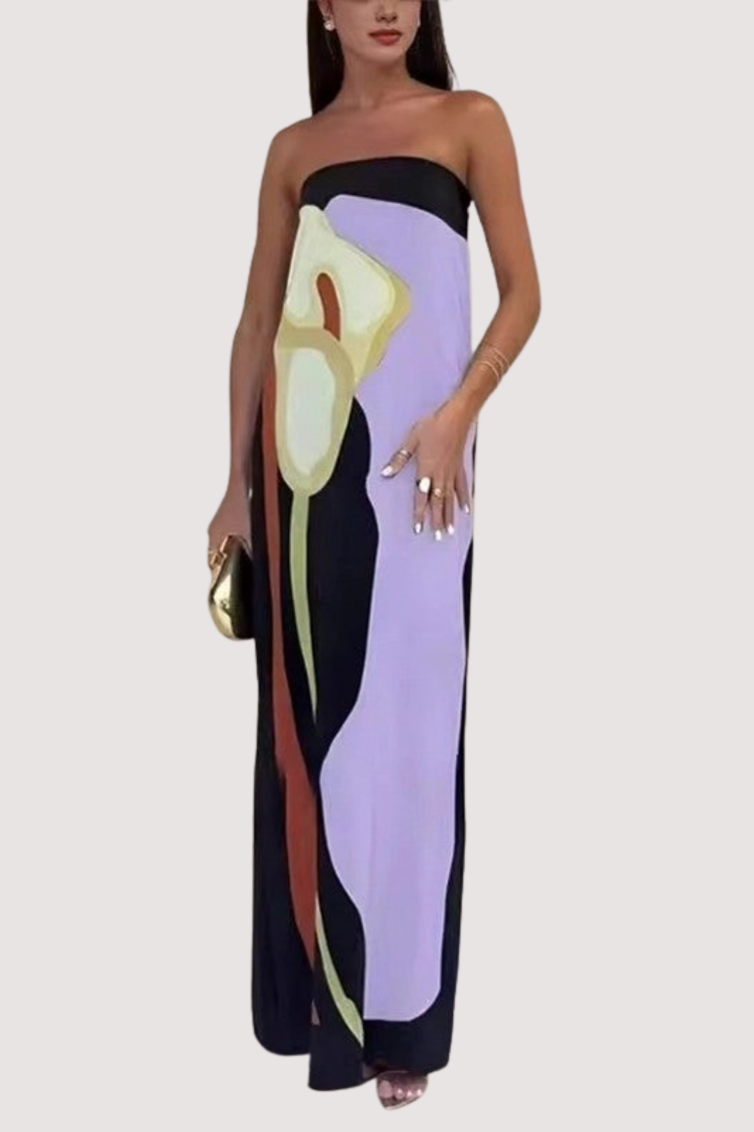 GWEN MAXI DRESS - LILAC