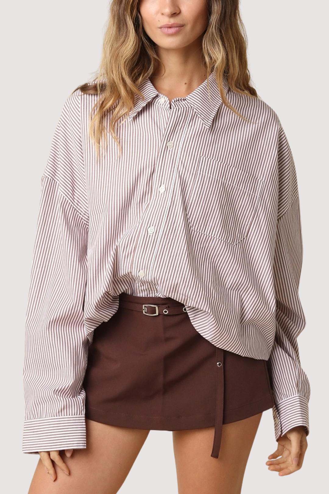 DELPHINE BUTTON DOWN