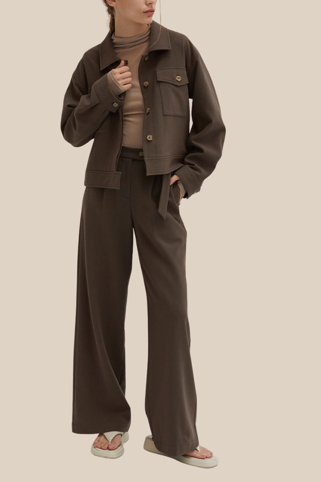 CASSIAN TROUSER - CACAO