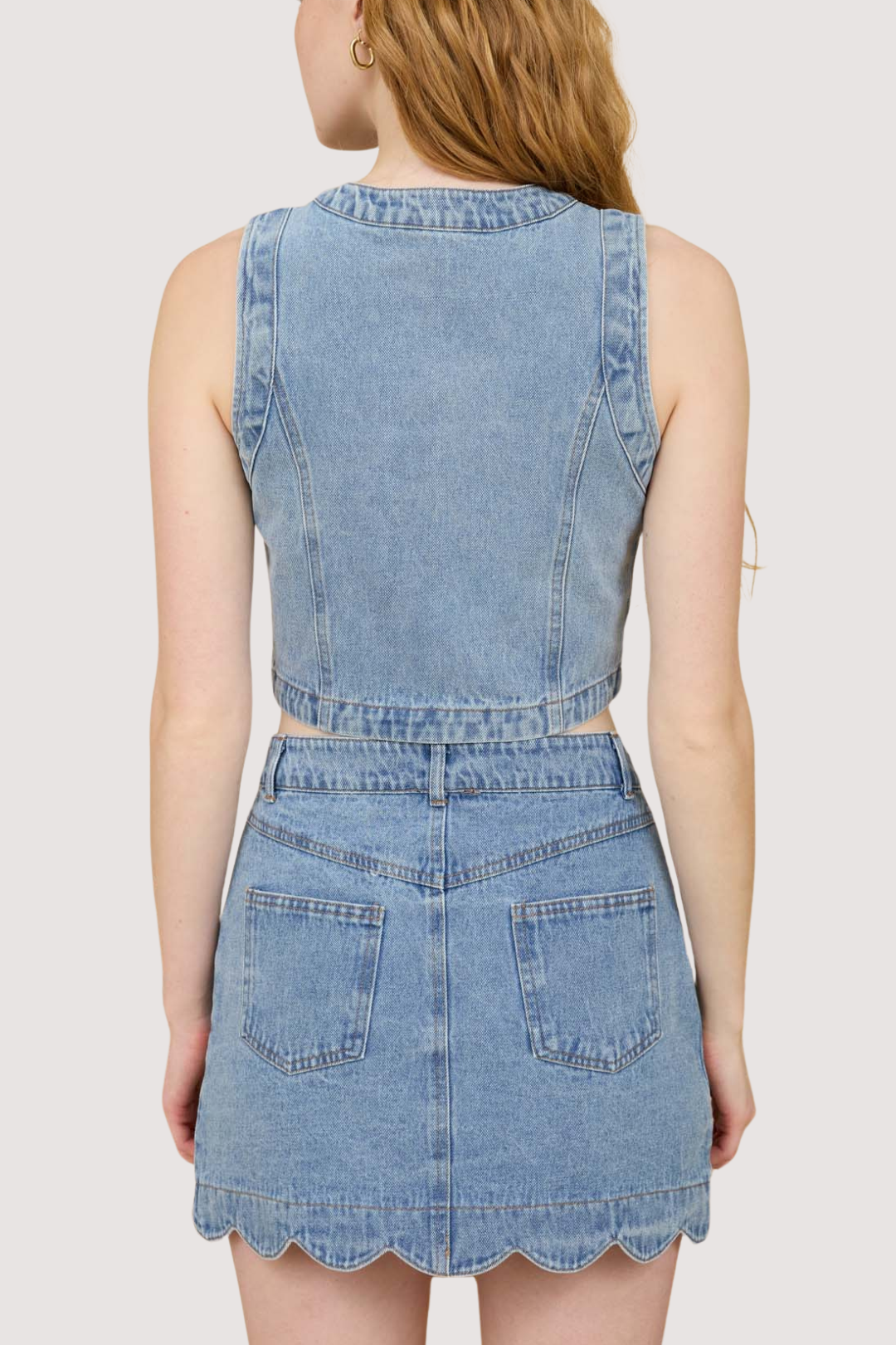 MAREN SCALLOPED VEST