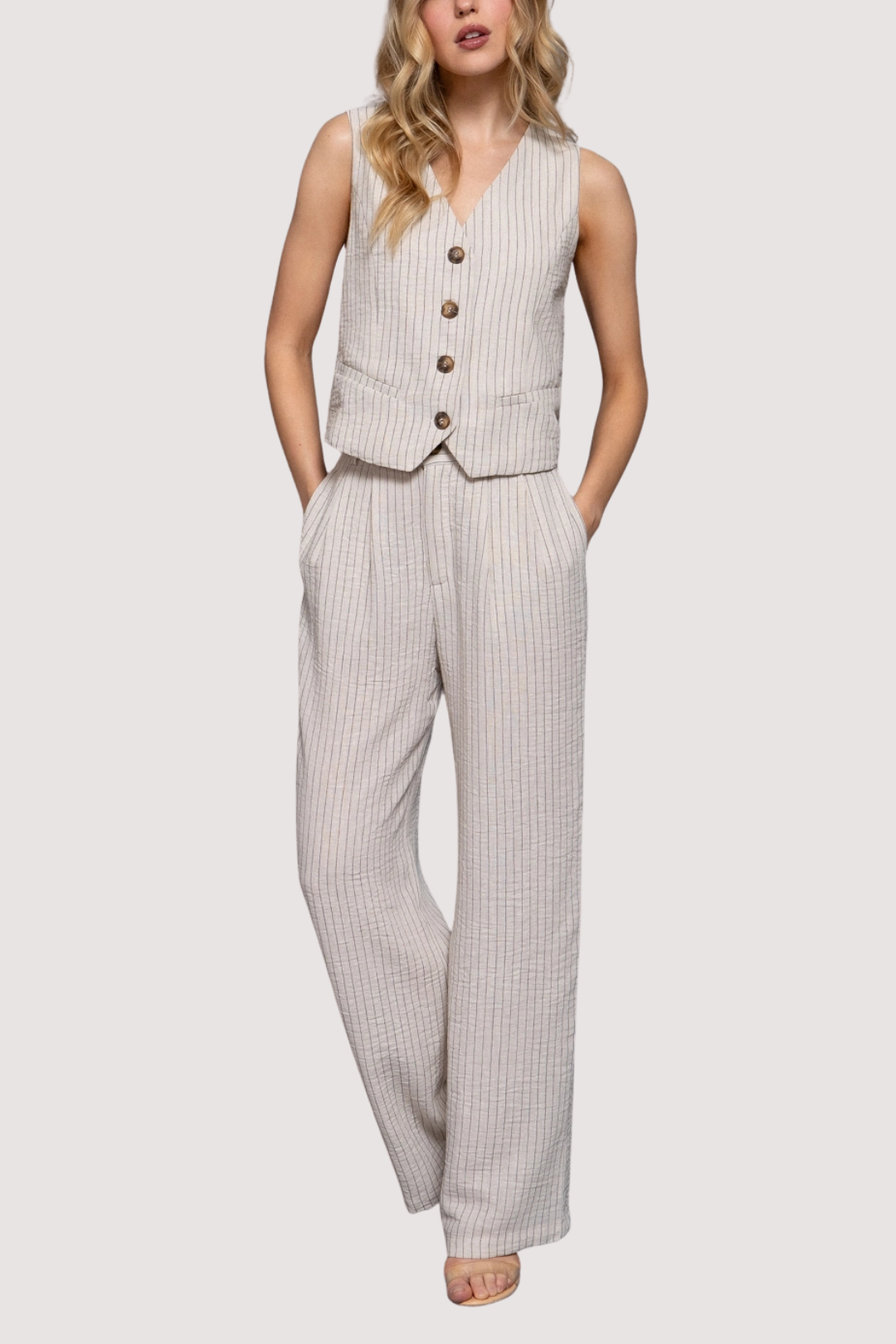 TATE PINSTRIPE PANTS