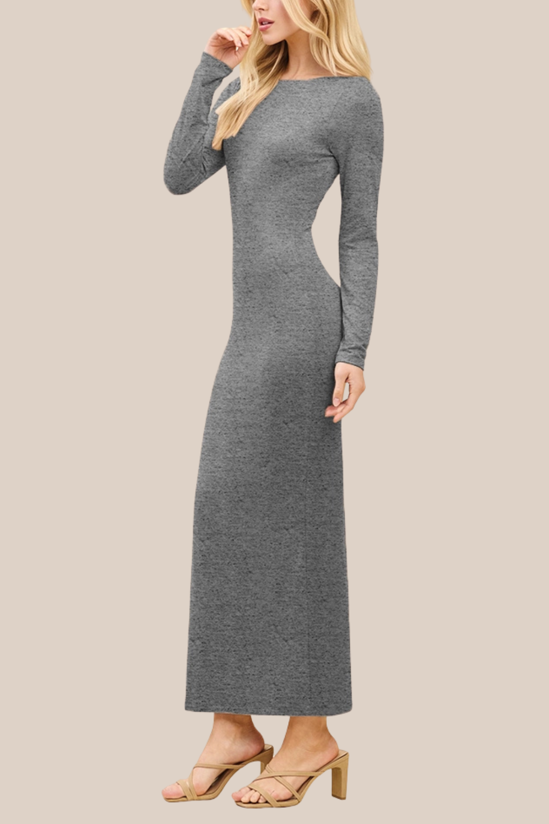 TATUM MAXI DRESS - GREY