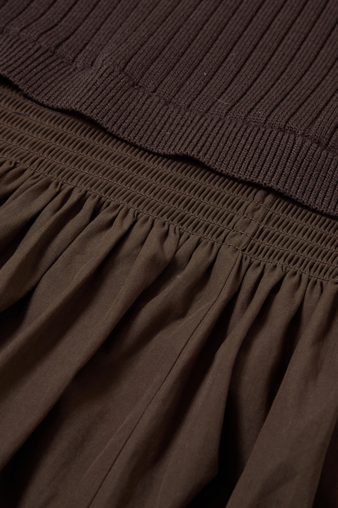 ISLA MIDI DRESS - BROWN