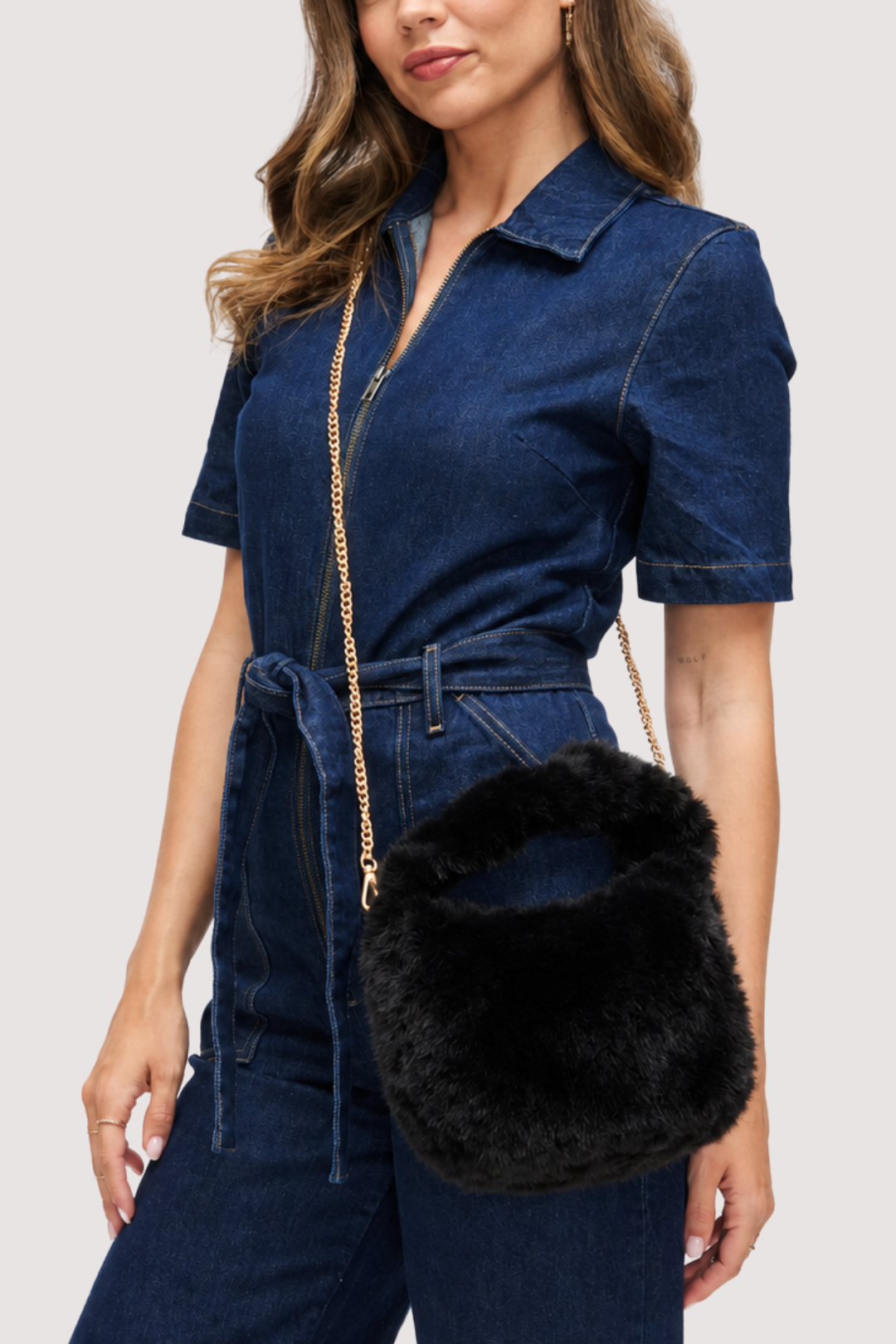 COLETTE FUR CROSSBODY