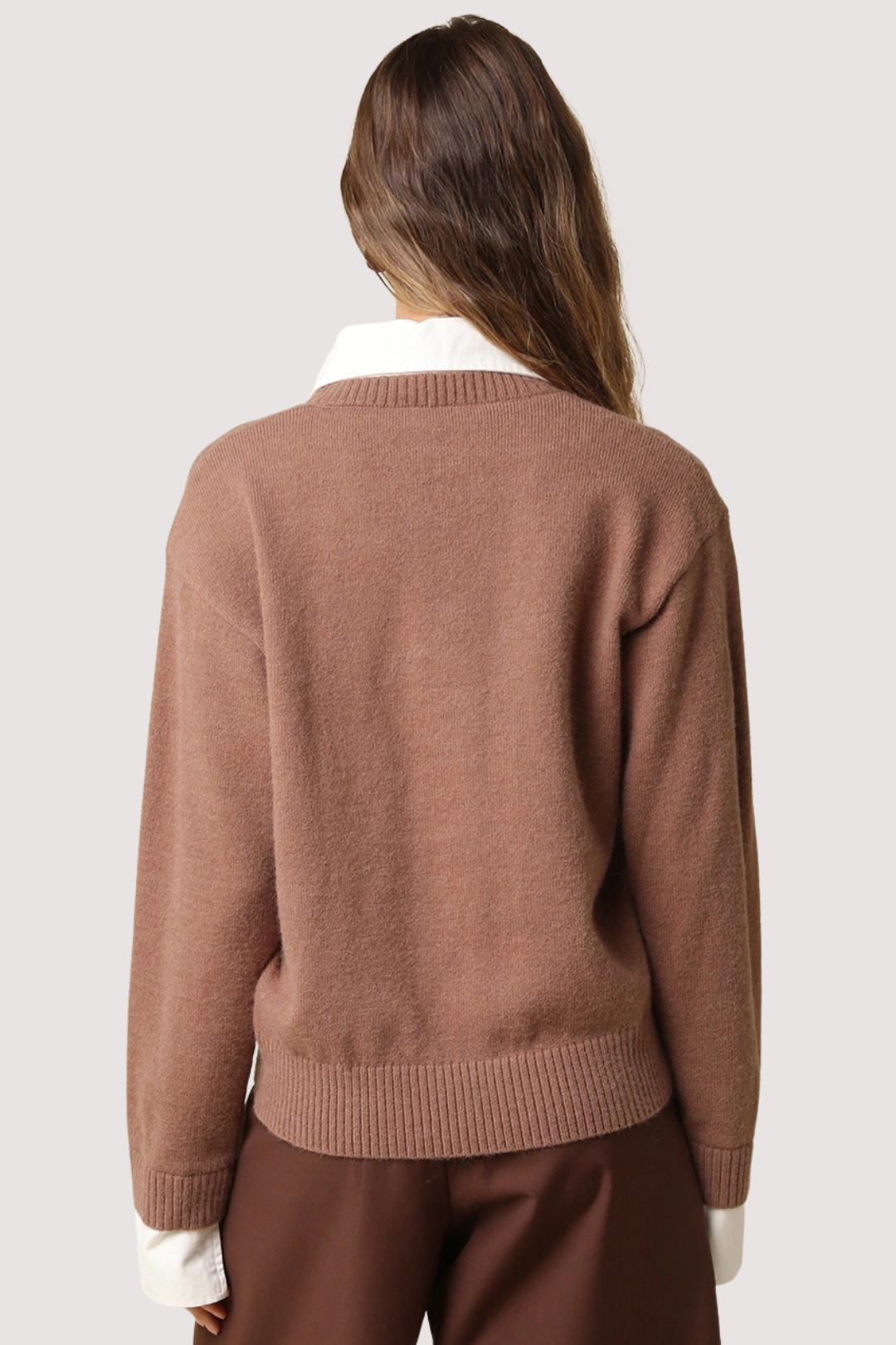 ROWAN TOP - MOCHA