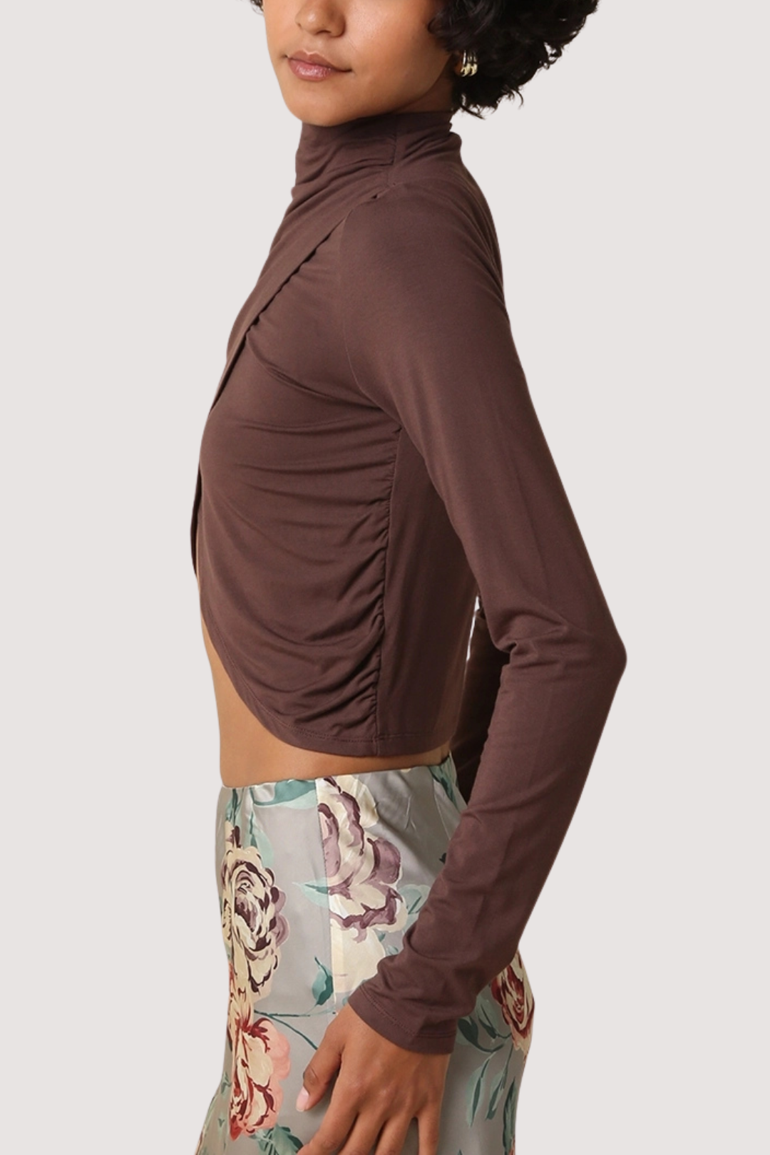 BILLIE TOP - BROWN
