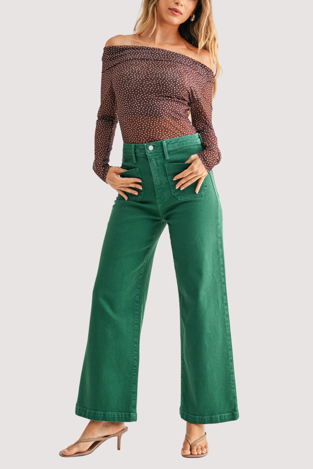 JOSIE DENIM - GREEN