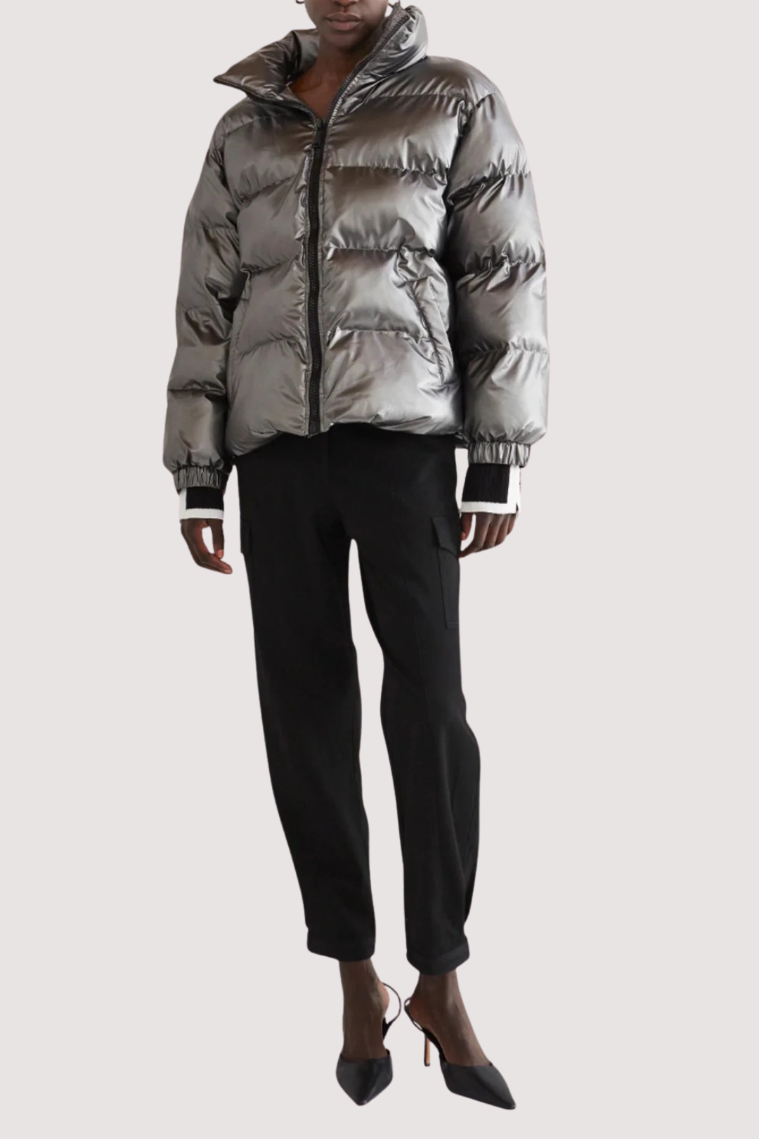 LENNOX PUFFER JACKET - PEWTER