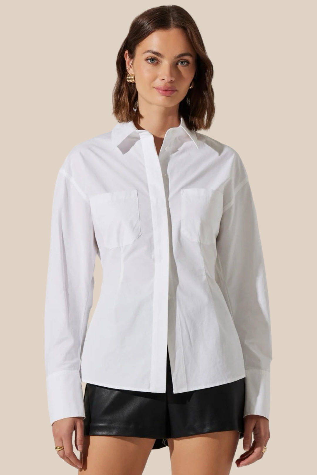 THYRA POPLIN SHIRT