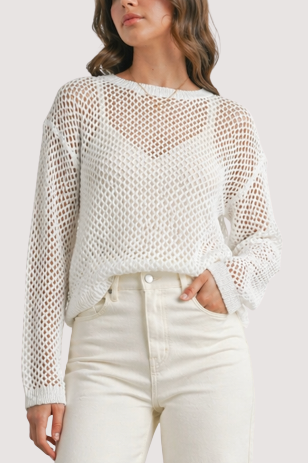 ELLIS TOP - IVORY
