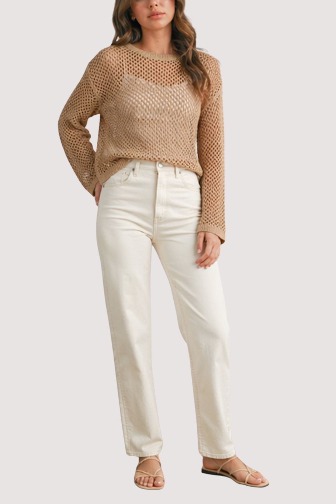 ELLIS TOP - TAUPE