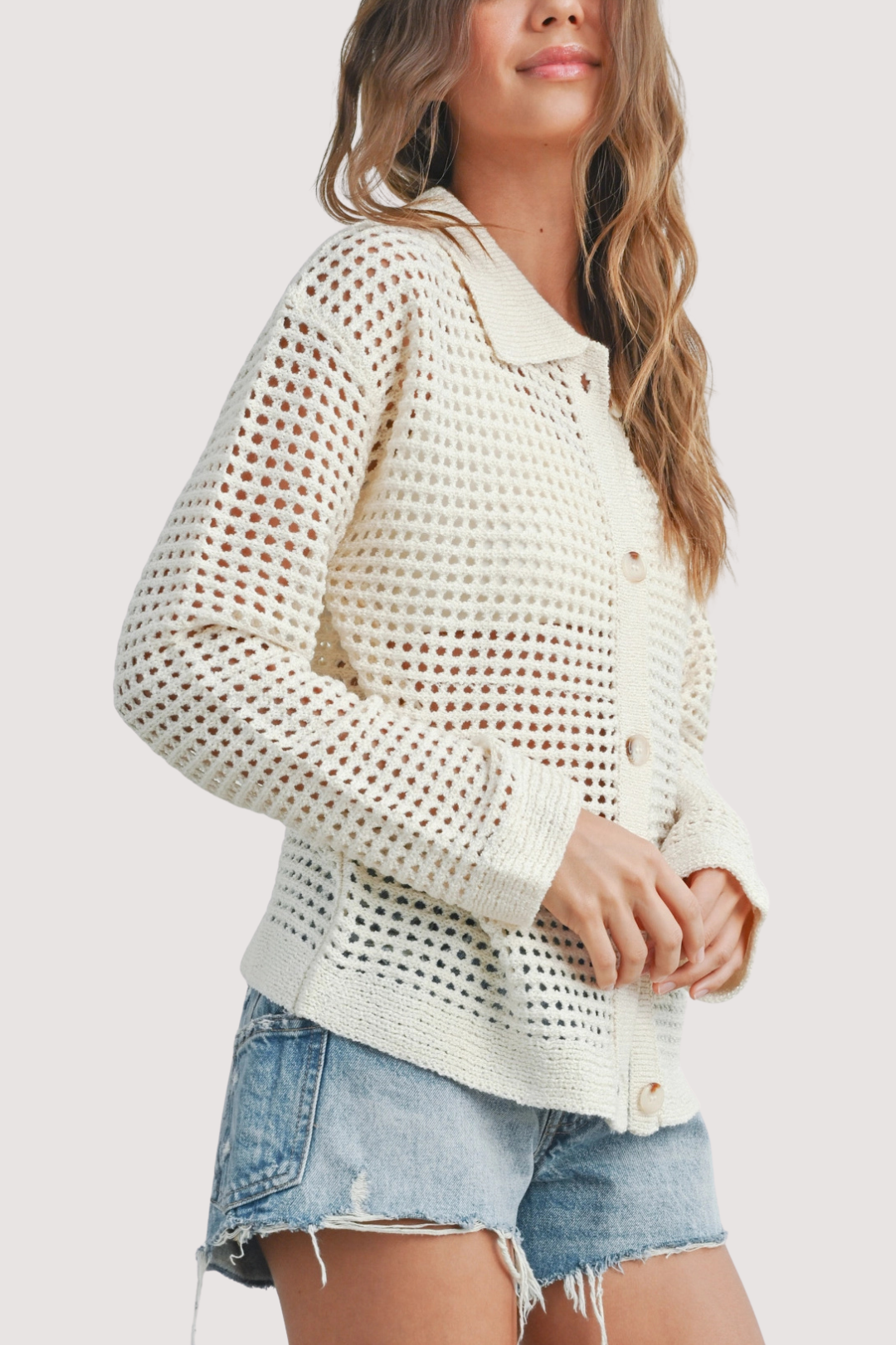 MIA CROCHET CARDIGAN