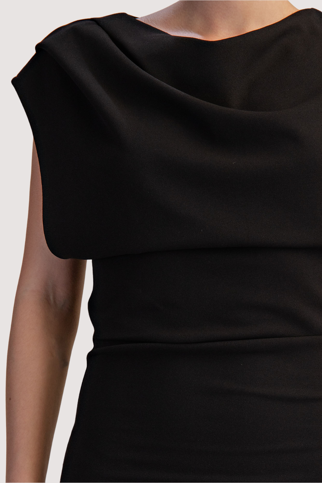 ALANA MIDI DRESS - BLACK