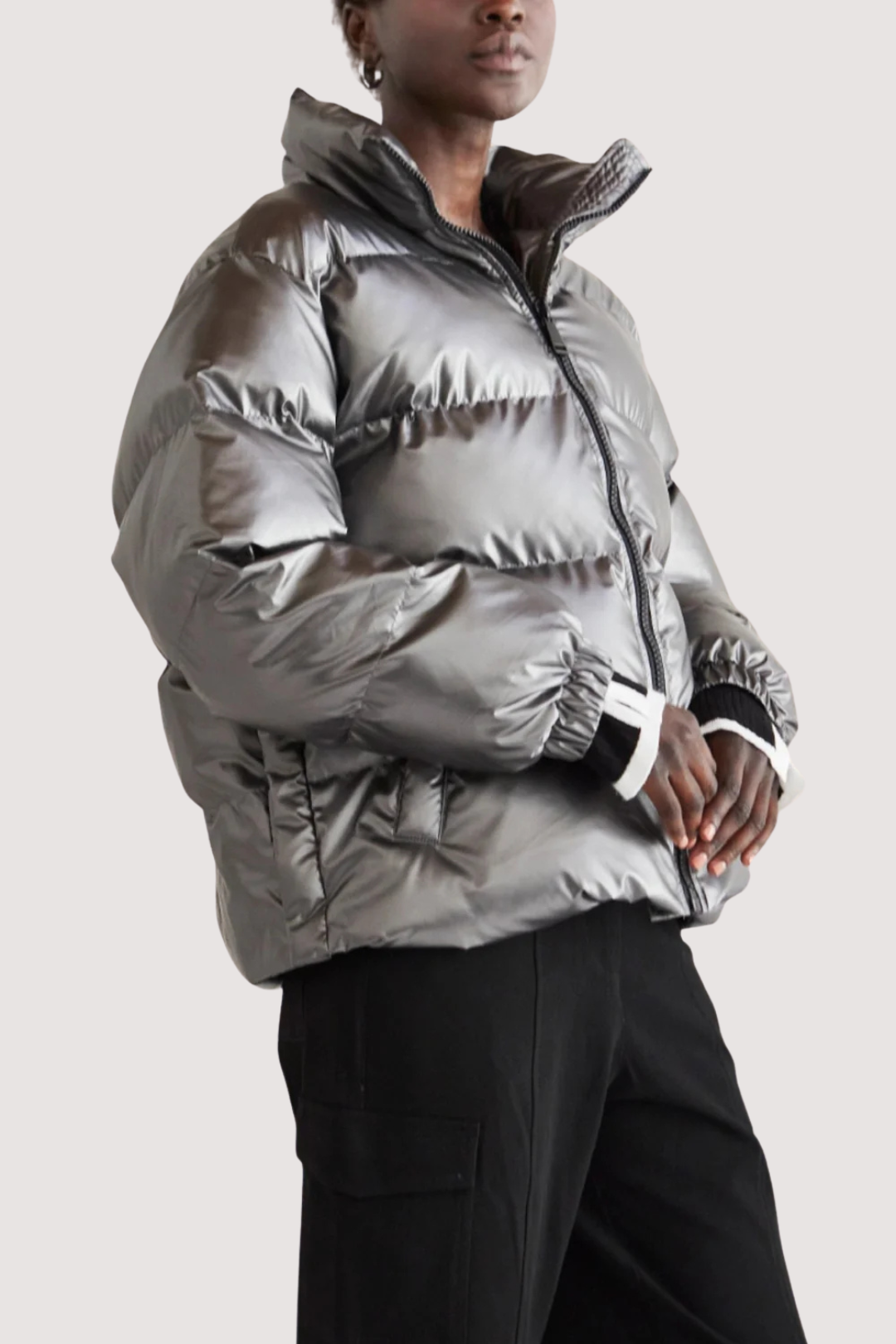 LENNOX PUFFER JACKET - PEWTER