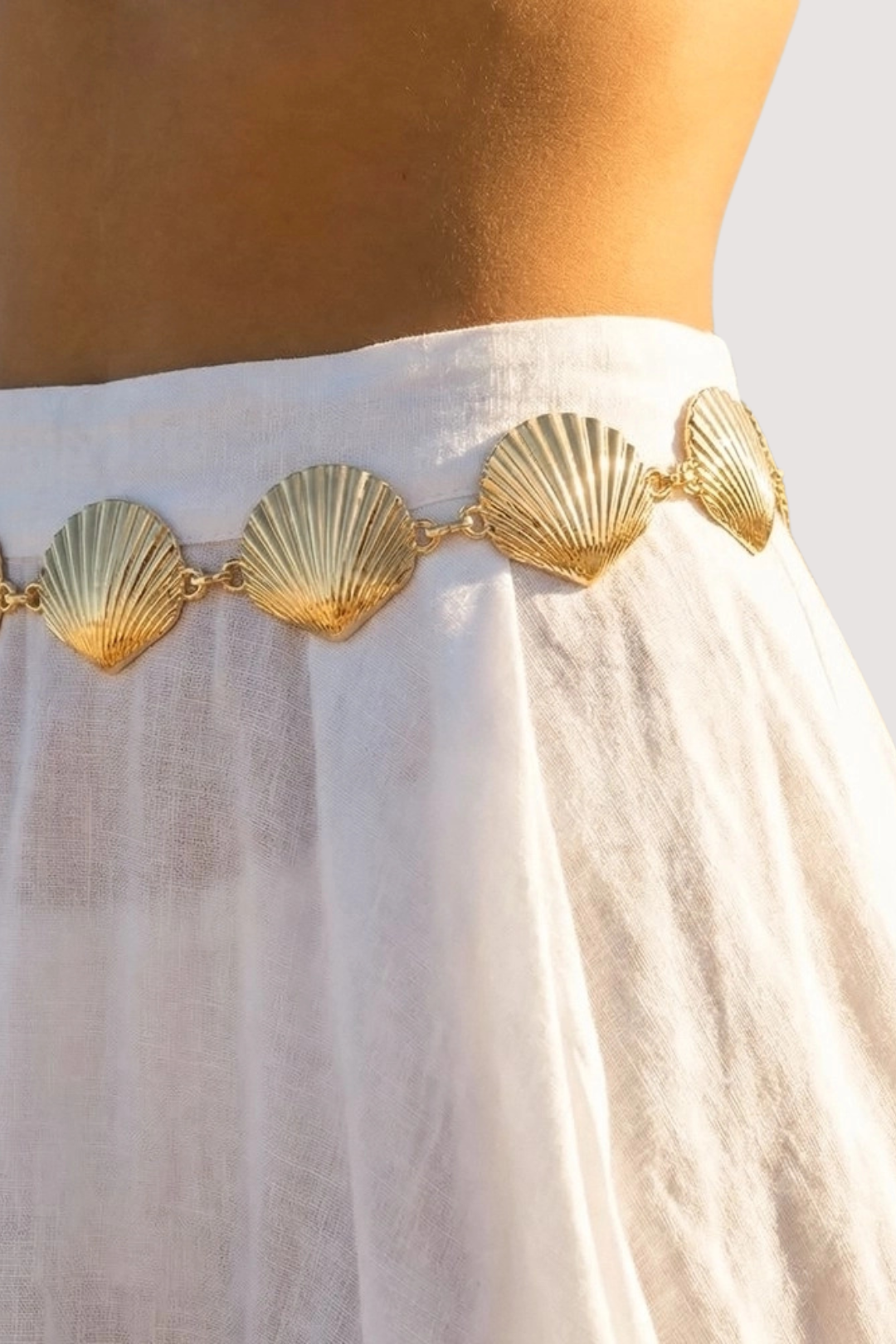 SEASHELL CHAIN LINK BELT