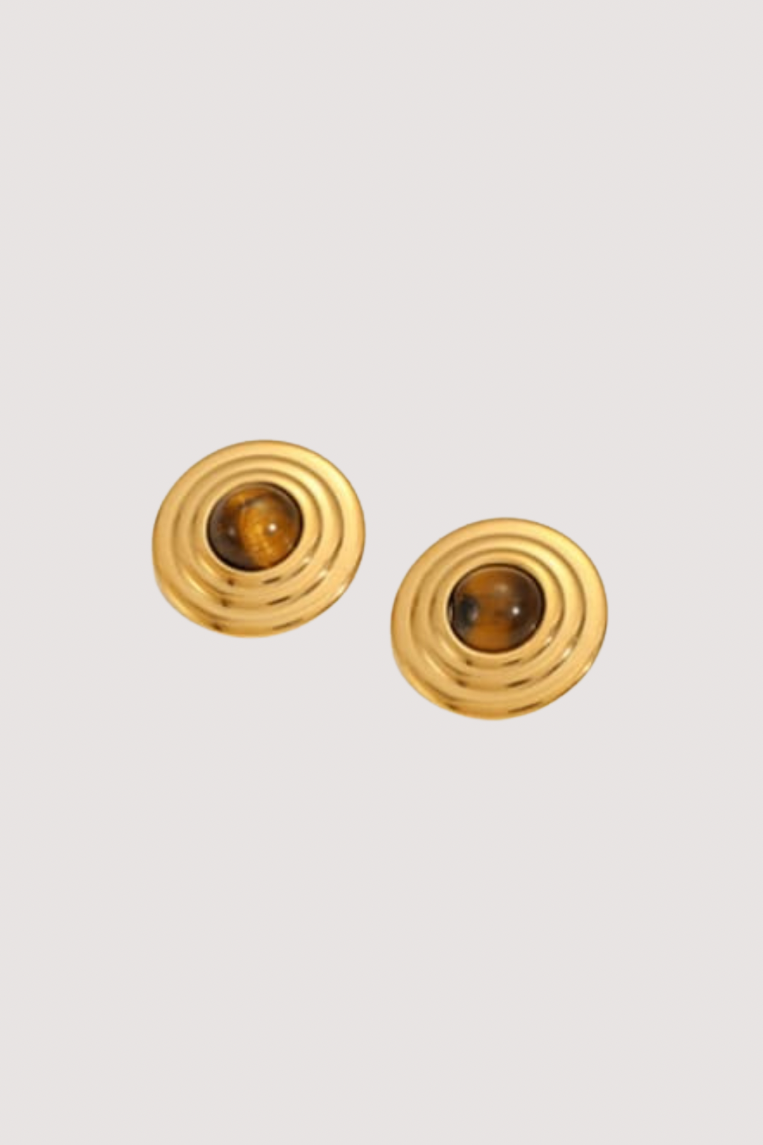 CLEO EARRINGS - TIGER EYE