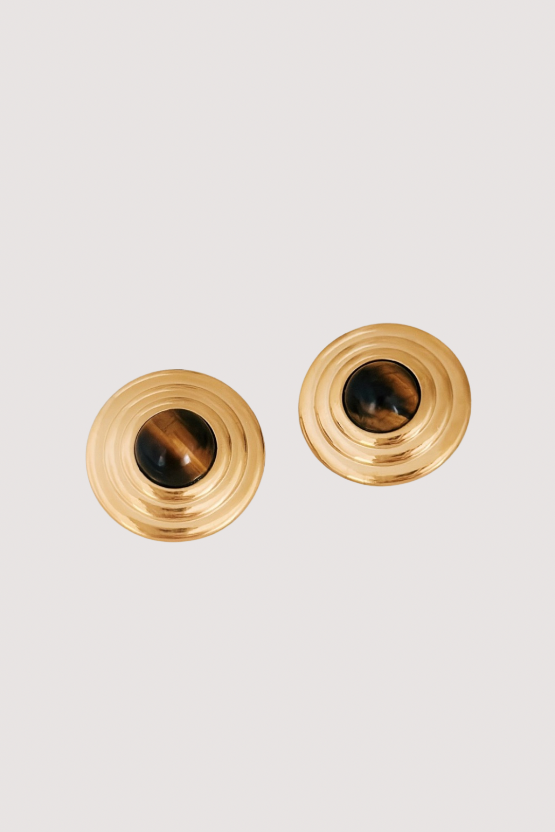 CLEO EARRINGS - TIGER EYE