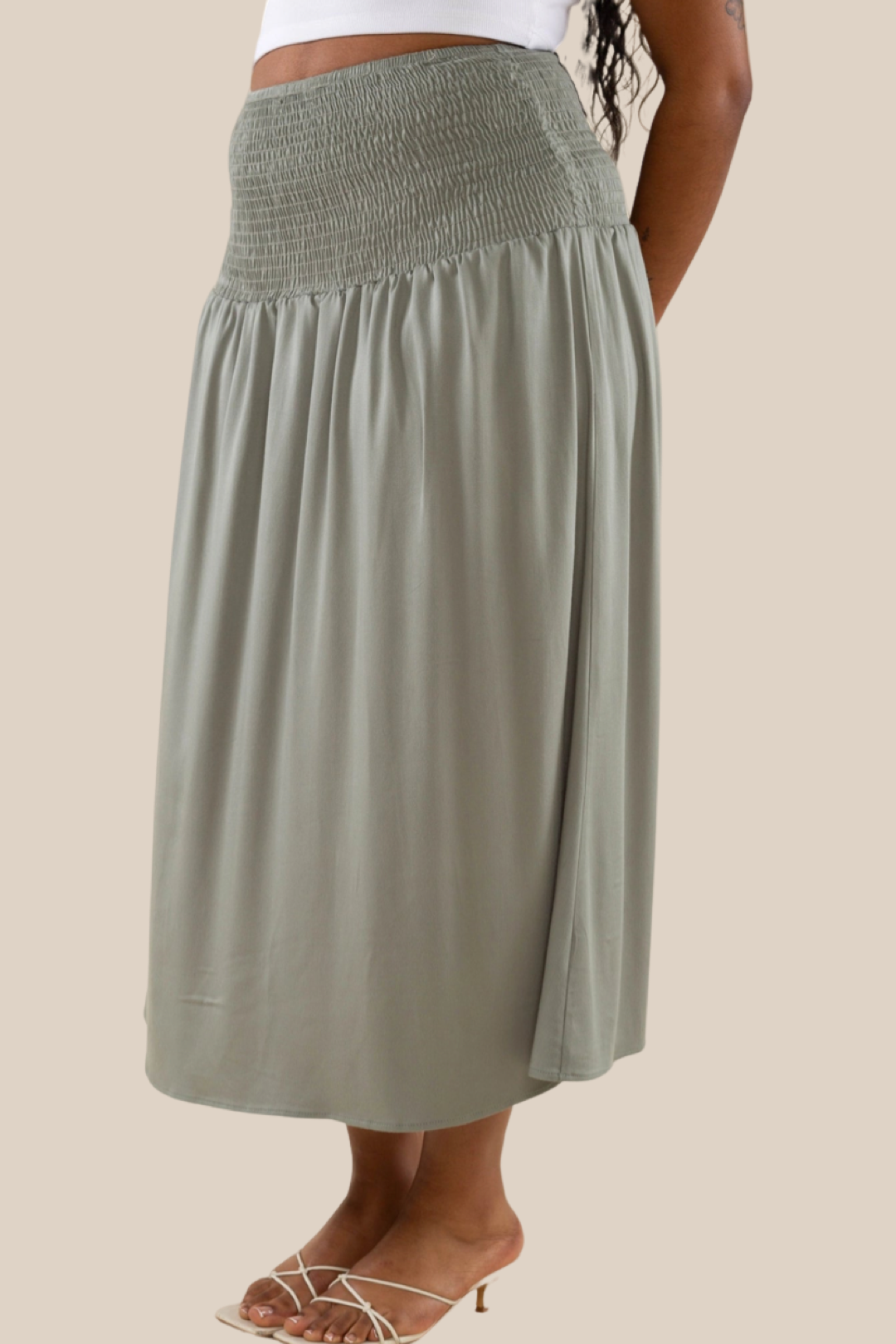 TASH MIDI SKIRT