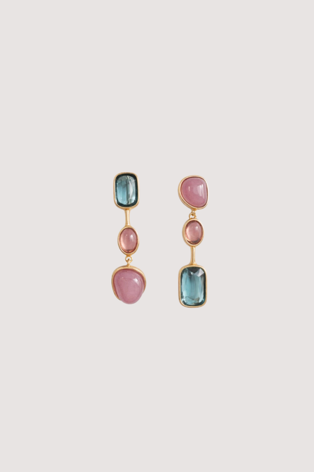 GEO DROP EARRING