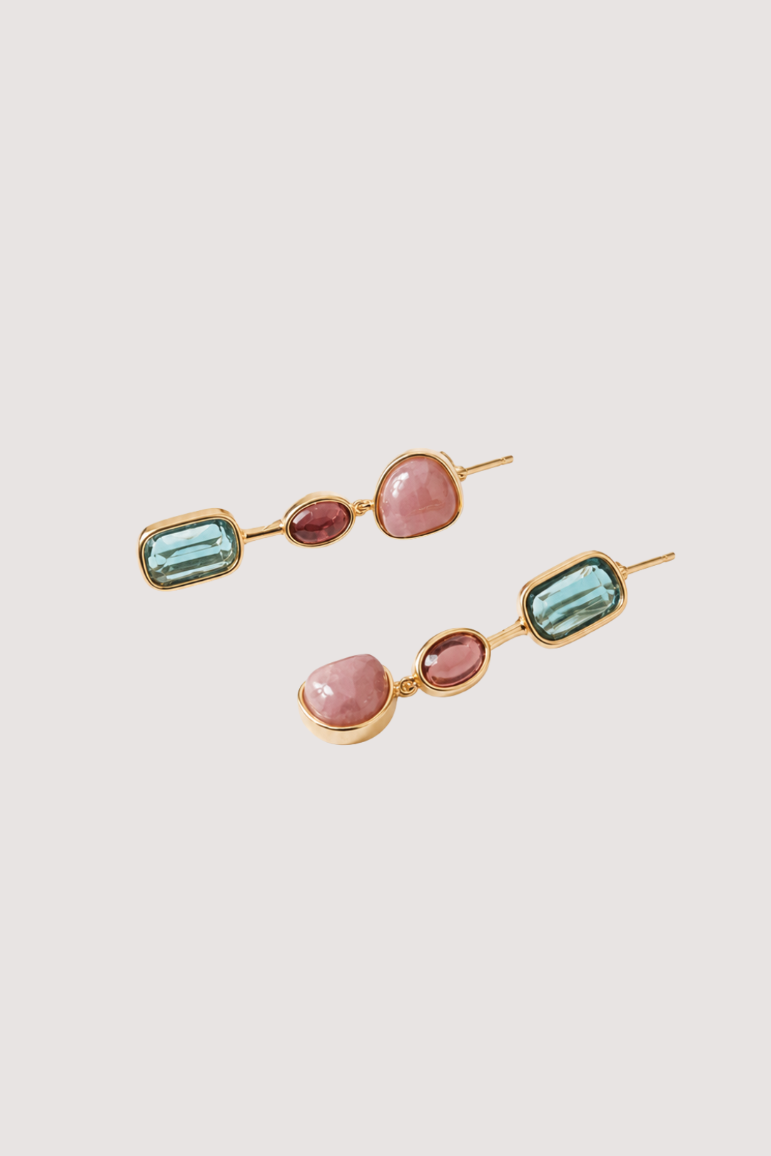 GEO DROP EARRING