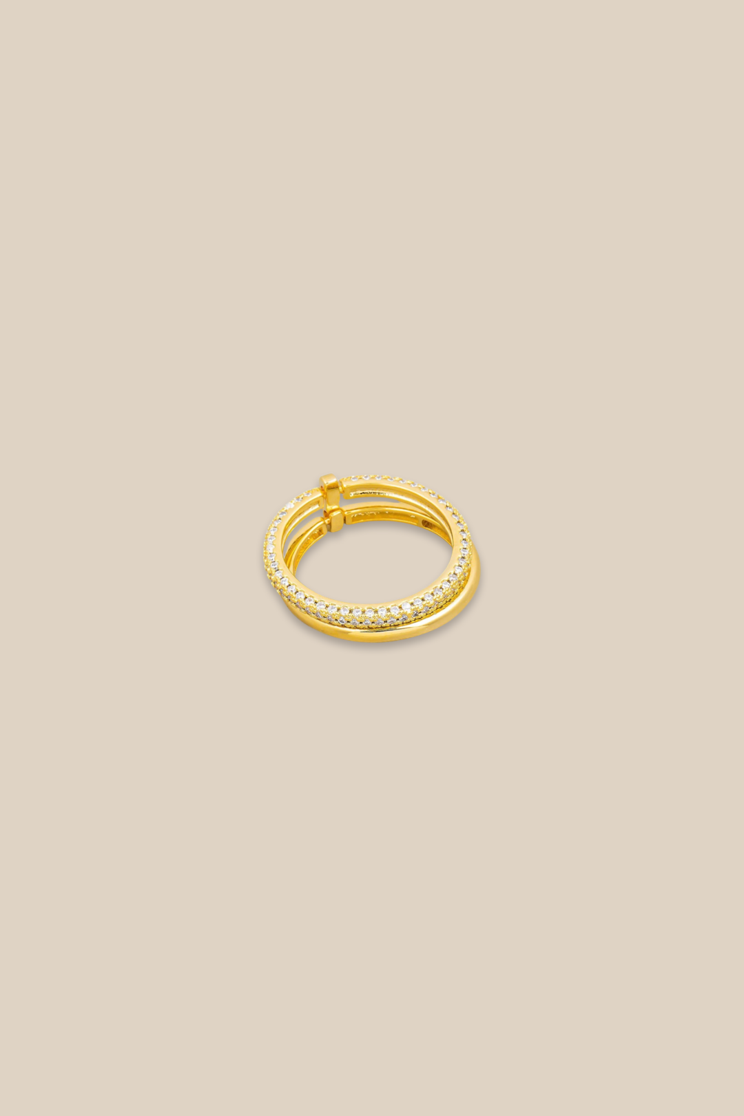 PAVE STACK RING